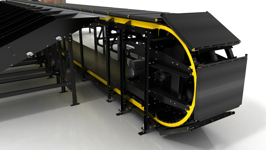 Interroll introduceert nieuwe verticale crossbelt sorter